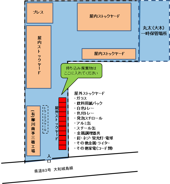 三橋工場レイアウト図